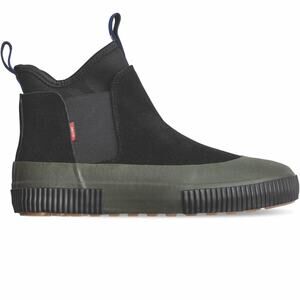 Globe Dover EXPLR Black Suede Ankle Skate Shoe Boot Black/Dusty Olive/Polartec 8